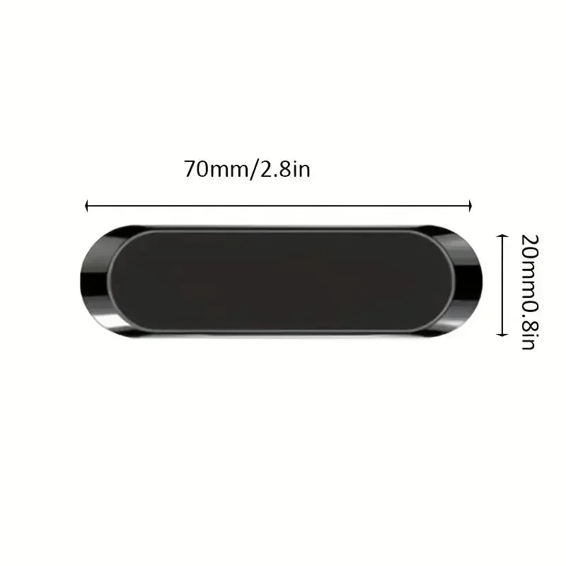 Mini Car Magnetic Phone Holder Stand Portable Universal Bracket Navigation Air Vent Mount for iPhone 16 -12 Samsung S25 Xiaomi