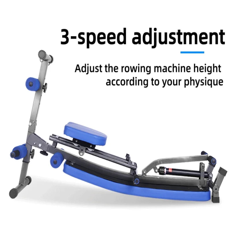 Rowing machine foldable sit-up board abdominal exercise machine multi-functional fitness equipment