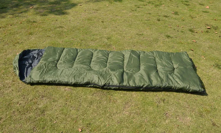 Envelope Sleeping Bag Cotton Summer Camping Sleeping Bag Lightweight Family Outdoor Sleeping Bag Breathable Warm Weather Sleep