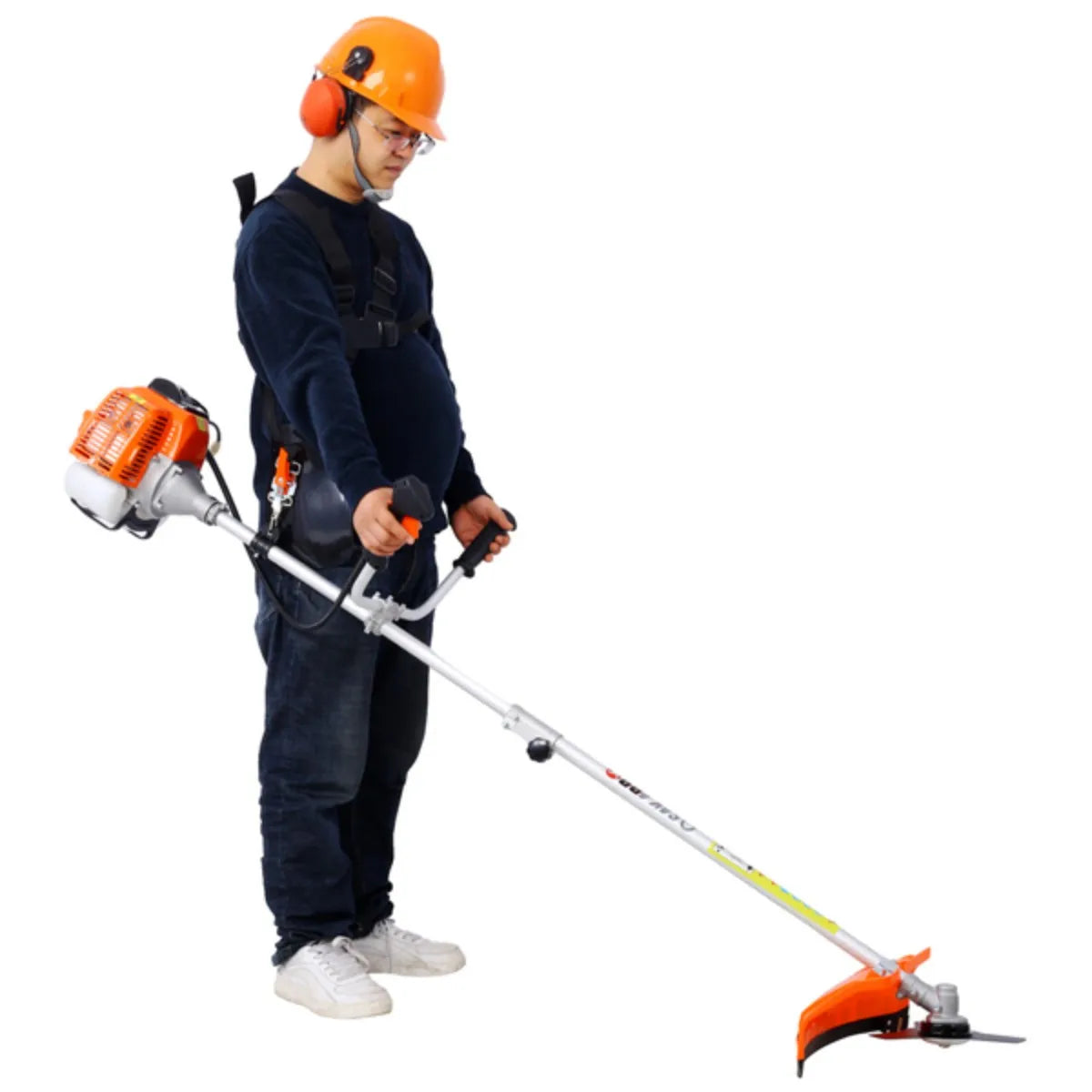 Multifunction in 1 Gas Lawn Mower and Gasoline Hedge Lawn Mower Wireless Weed Eater 52CC with Shoulder Strap