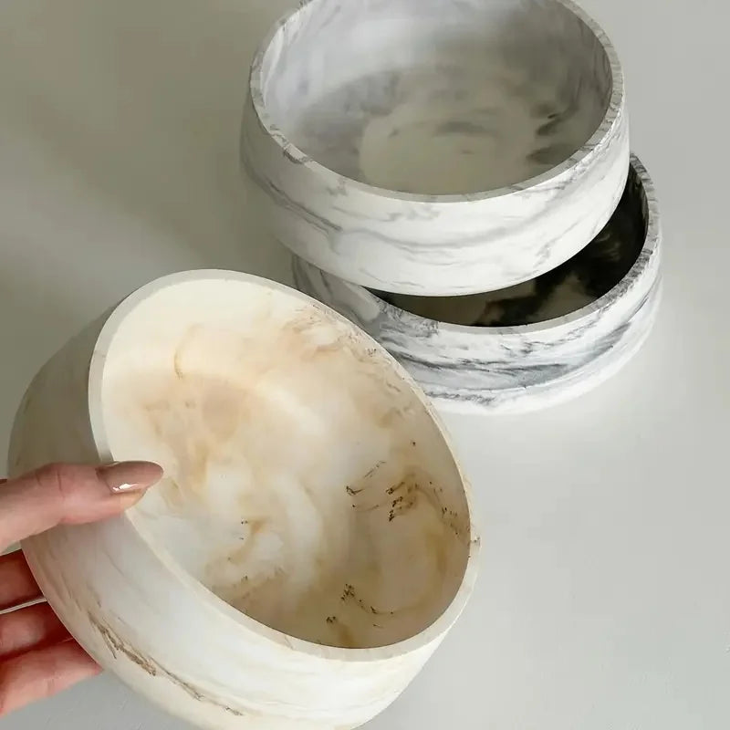 Resin casting molds, round bowl silicone molds, and plaster candle holders for baking，perfect for gifts, flower pots, arts and