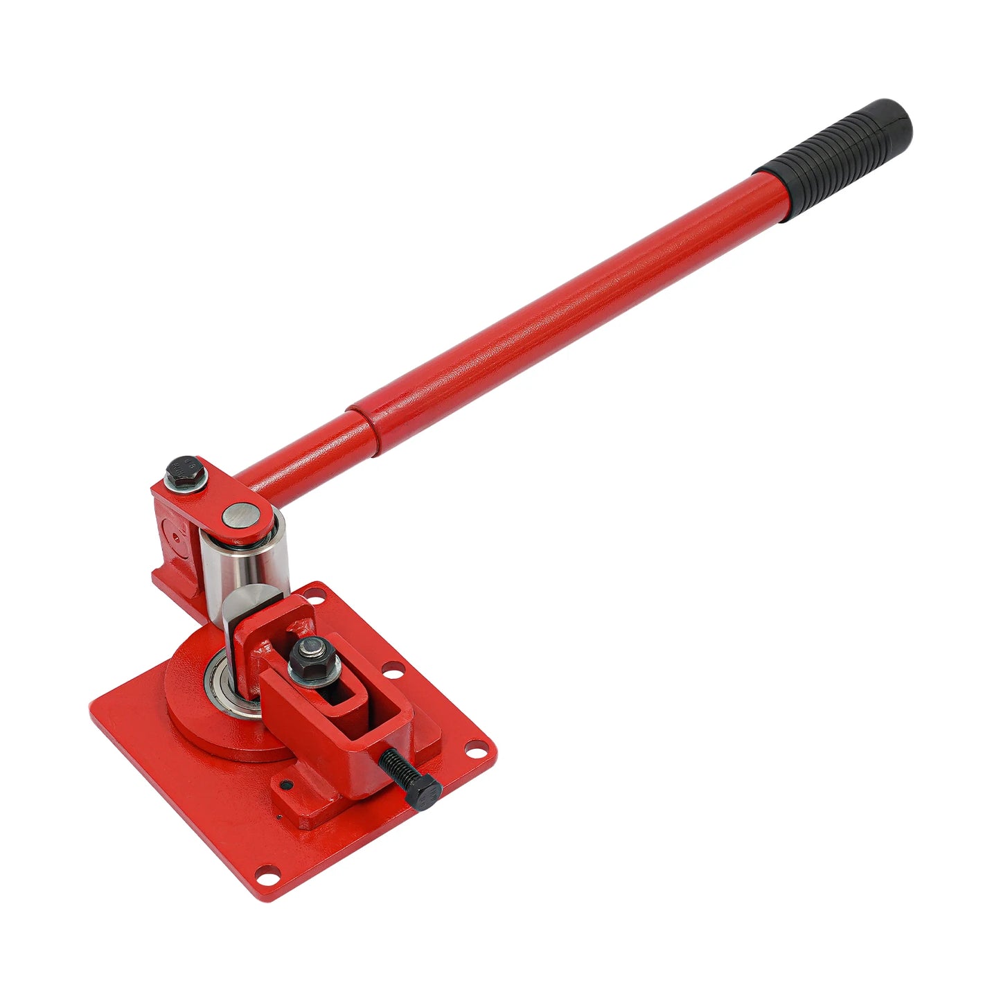 Manual Flat Bar Bender 90°, Sheet Metal Bending Tool 0-5mm Thick, Flat Steel Bender 0-50mm Width 7 Bearings for Steel Copper Aluminum