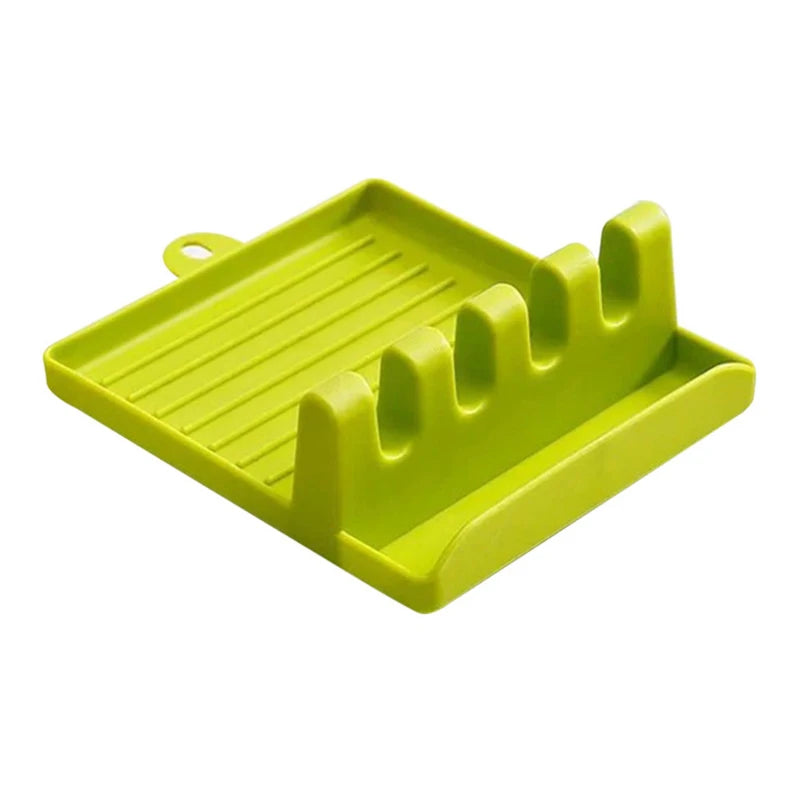 Spoon Rest Organizer For Kitchen Utensil Storage On Counter