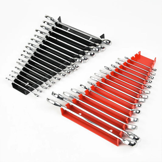 Magnetic Tool Organizer Wrench Spanner Sorter Holder Wall Mounted Tray Rack Storage Organizer Household Socket Tool ABS Storage
