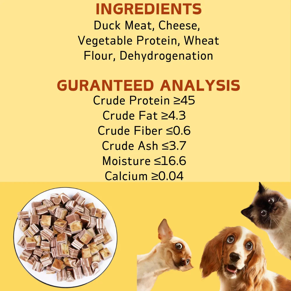 100g Beef and Meat Cubes Dog Treats for Small Medium and Large Dogs Healthy and Easily Digestible
