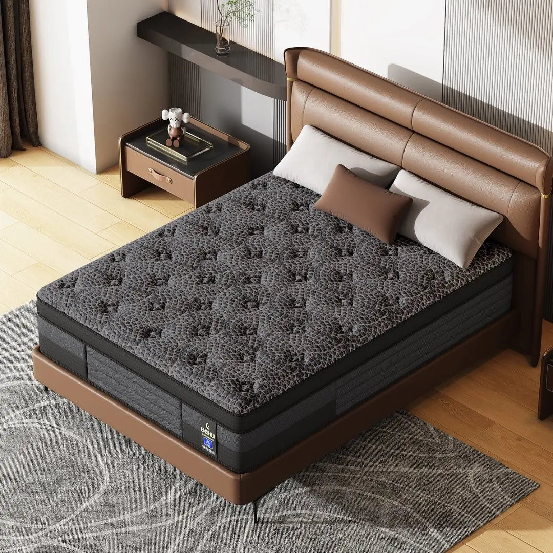 Comfortable Pocket Spring Memory Foam Mattress With Suede Top