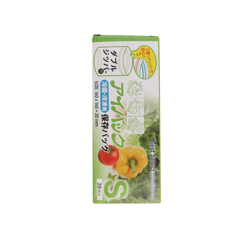 Zipper Fresh Keeping Bags For Food Storage And Freezer