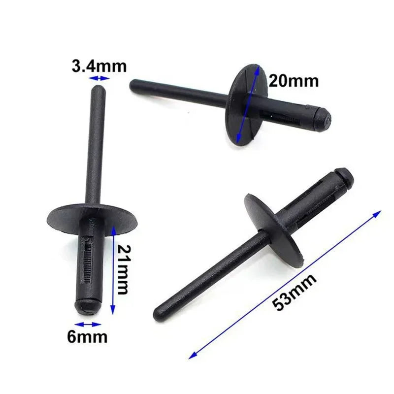 Suitable for BMW X1X3X5X6 wheel arch buckle, expansion rivet, leaf plate, core rivet, mudguard clip Bumper Clip Sideskirts