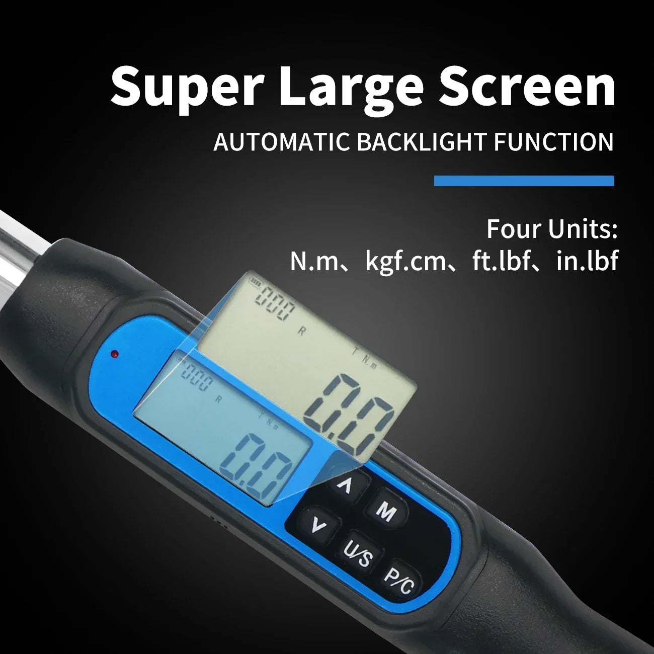 Shahe Digital Torque Wrench With LED Buzzer For Automotive