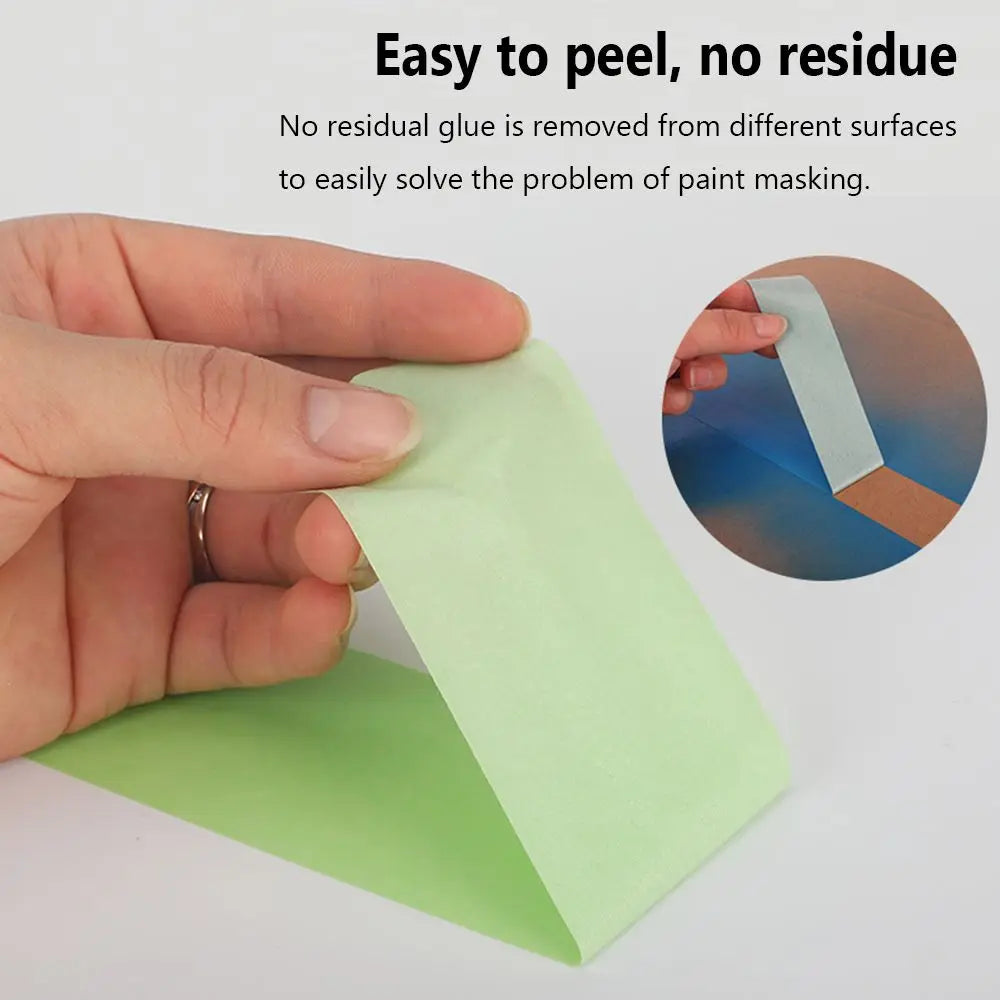 Long Masking Tape Wall Spraying Paint Hand Tear Paper Tape DIY Single Side Adhesive Tape for Car House Oil Painting Sketch
