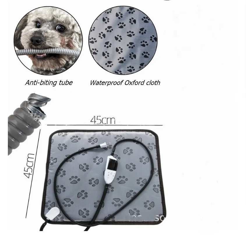 Waterproof Pet Heating Pad For Dogs 110V Energy Saving