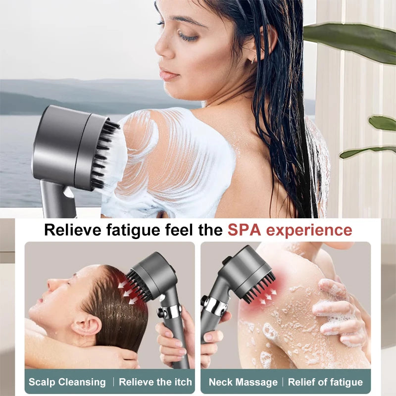 Three Modes High Pressure Shower Head With Portable Filter