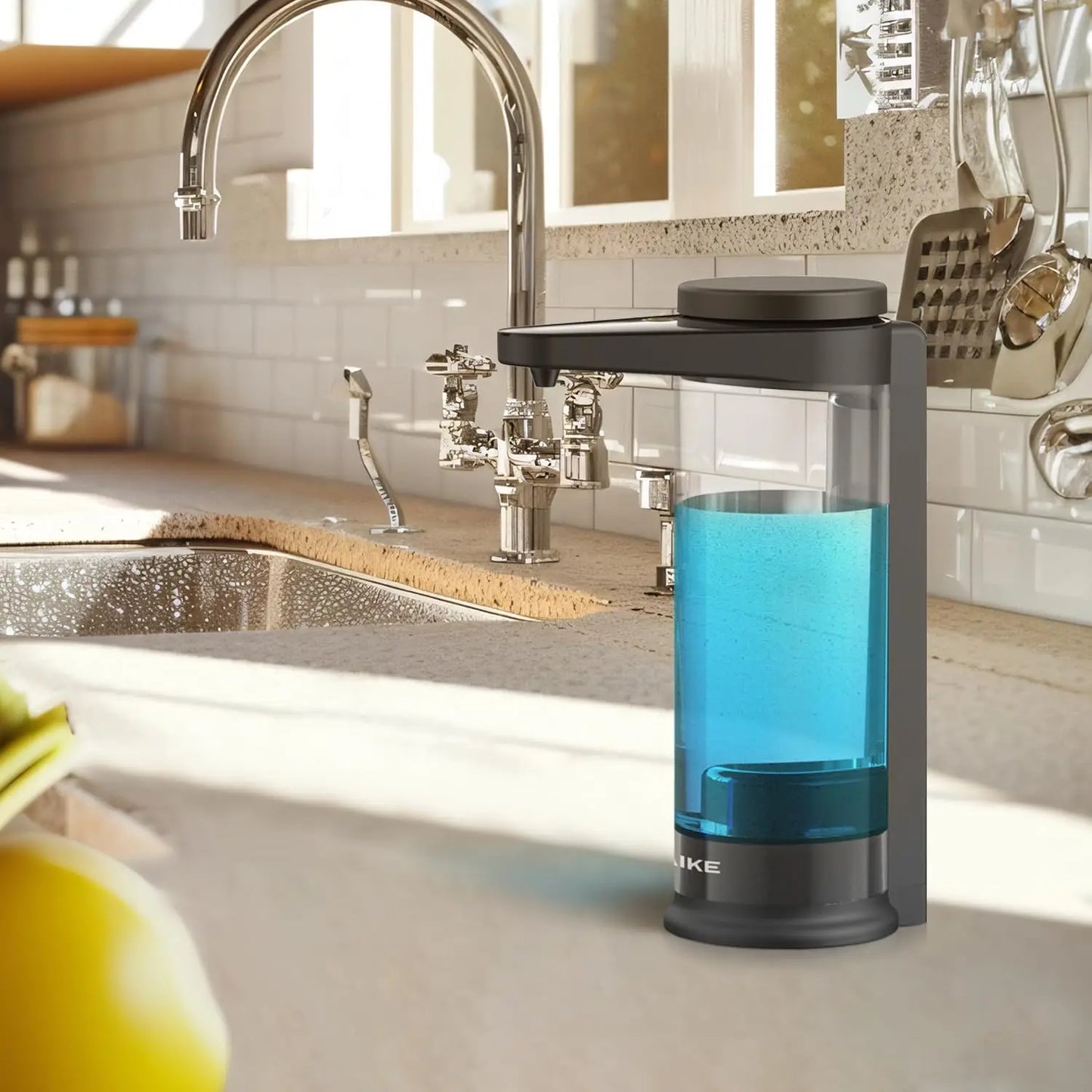 AIKE Automatic Soap Dispenser For Kitchen Hands Wall Mounted