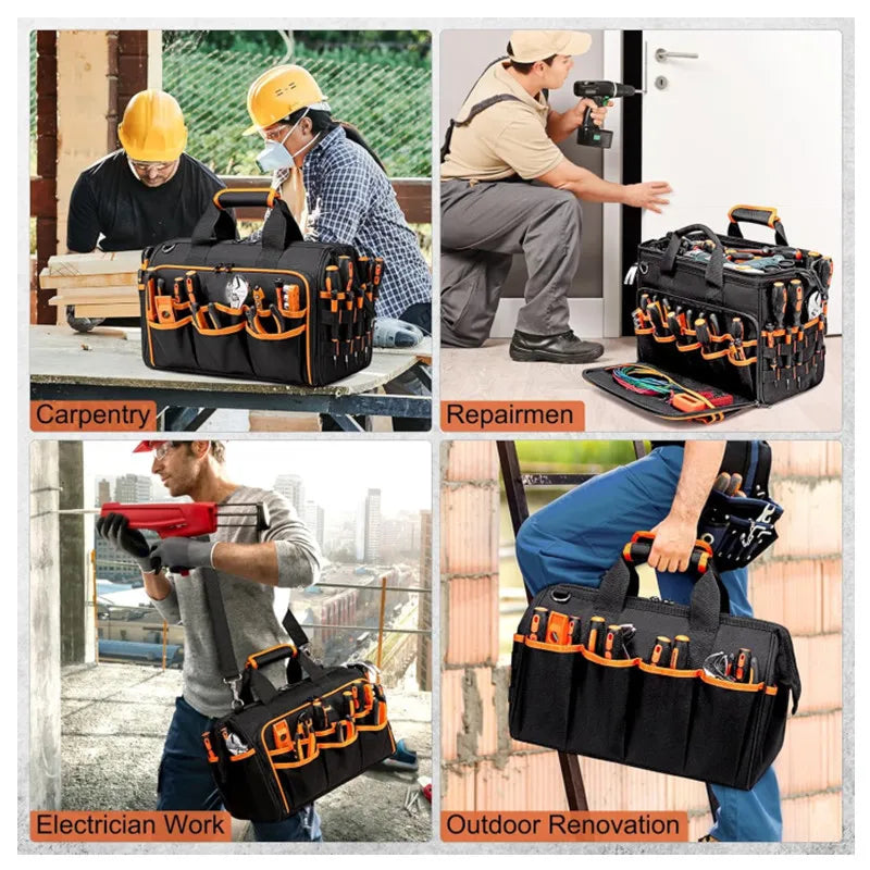 DGEV Tool Tote, Tool Bag Organizer, Electrician Tool Bag,  Tool Bag, Tool Caddy, Tool Bags for Electricians