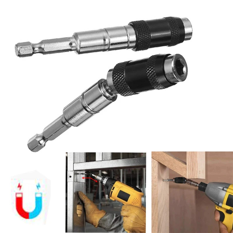 1/4 "Hex Magnetic Ring Screwdriver Bits Drill Hand Tools Drill Bit Extension Rod Quick Change Holder Drive Guide Screw Drill Tip