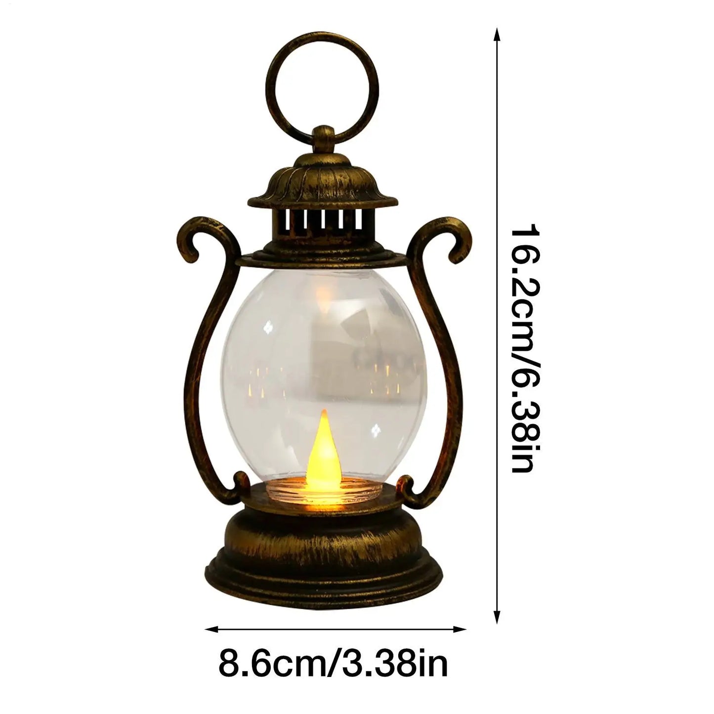 Retro Desk Lamp Battery Powered LED Retro Portable Lantern Home Decor Lights LED Tent Light For Living Room Patio Festival Decor