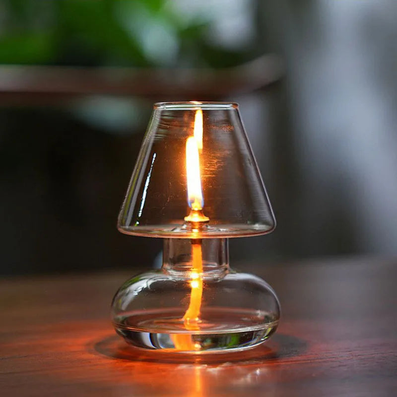 Modern Glass Oil Lamp Wedding Reception Centerpiece Table Decor
