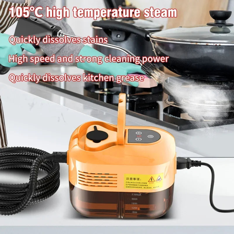Handheld Steam Cleaner 110V/220V Multifunctional Portable High Temperature Steam Cleaning For Air Conditioner Kitchen Hood Car