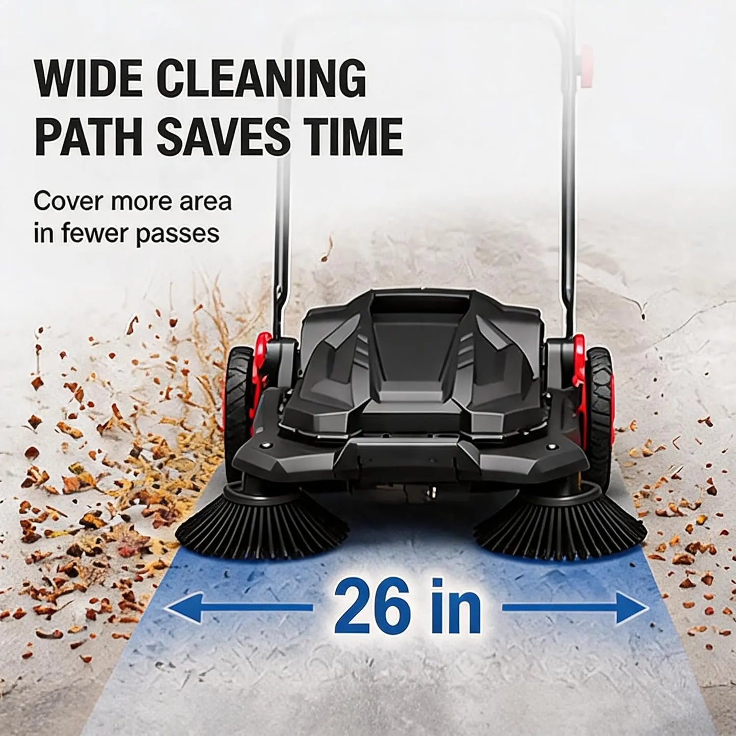 Precision Reel Lawn Sweeper Restores Lawn And Removes Debris