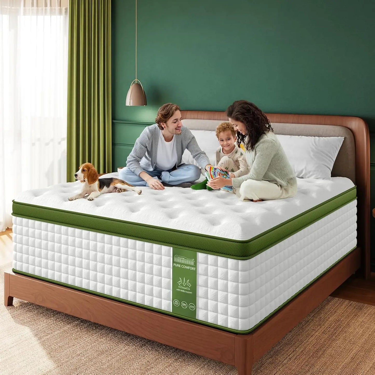 BedStory Hybrid Mattress With Gel Memory Foam For Relief