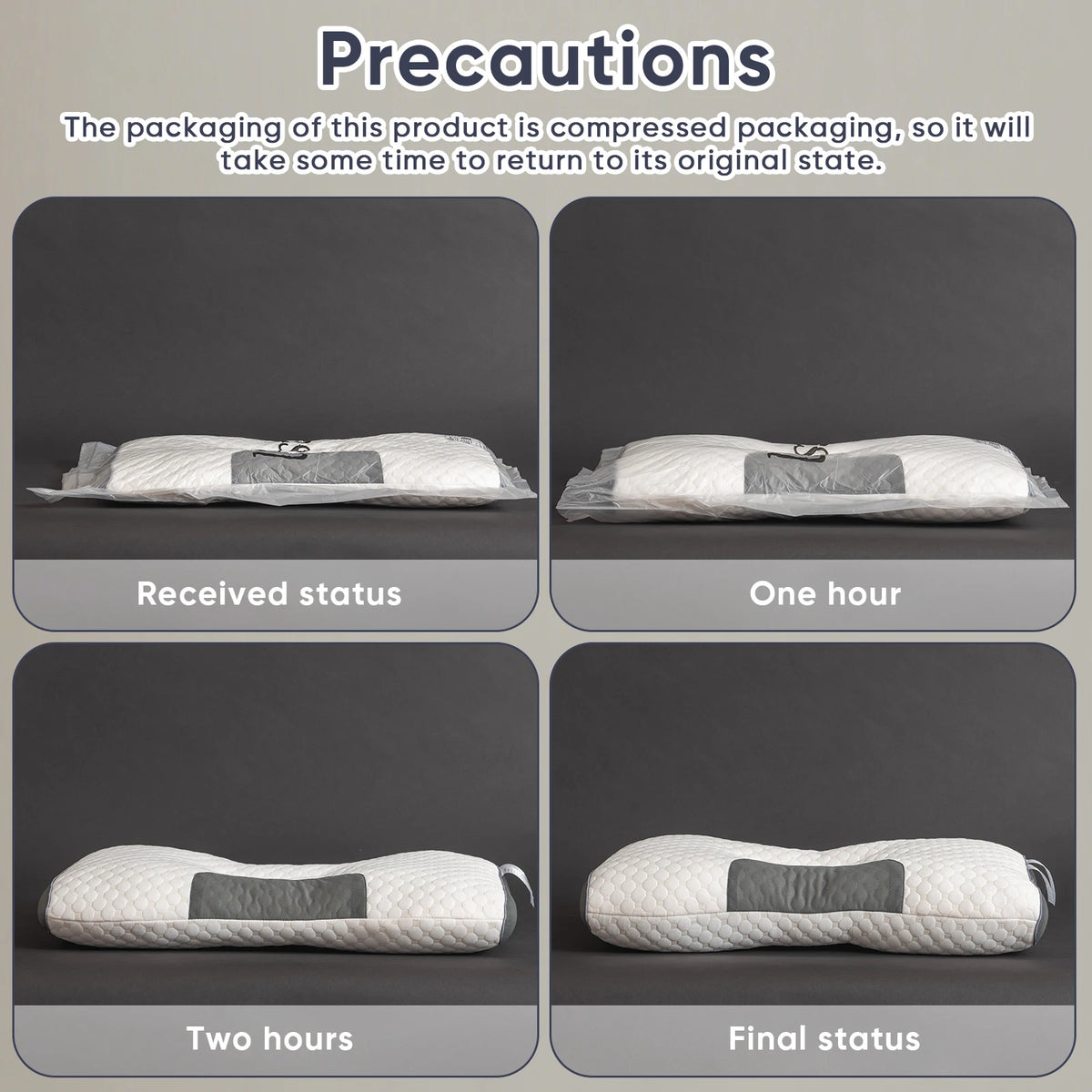 Ergonomic Bamboo Fiber Neck Pillow For Deep Sleep Support