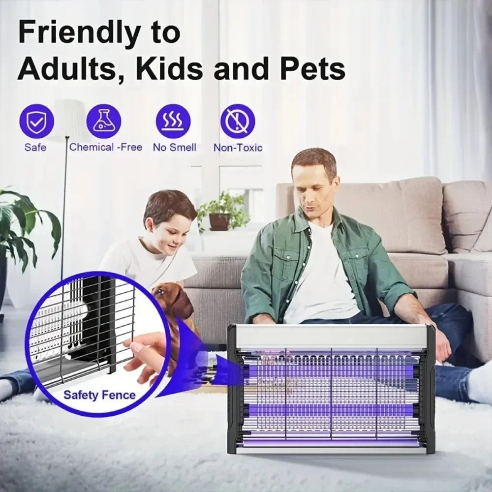 Joyinled Electric Shock Mosquito Killer Lamp Fly Trap Insect Repellent for Bedroom Outdoor Home Indoor Use Eco-friendly Safety