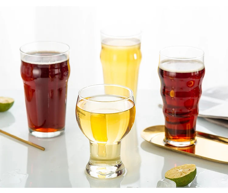 Large Capacity IPA Beer Glass Pub Commercial Pint Cup Craft Beer Mug Creative Personalized Wheat Beer Cup Crystal Glass