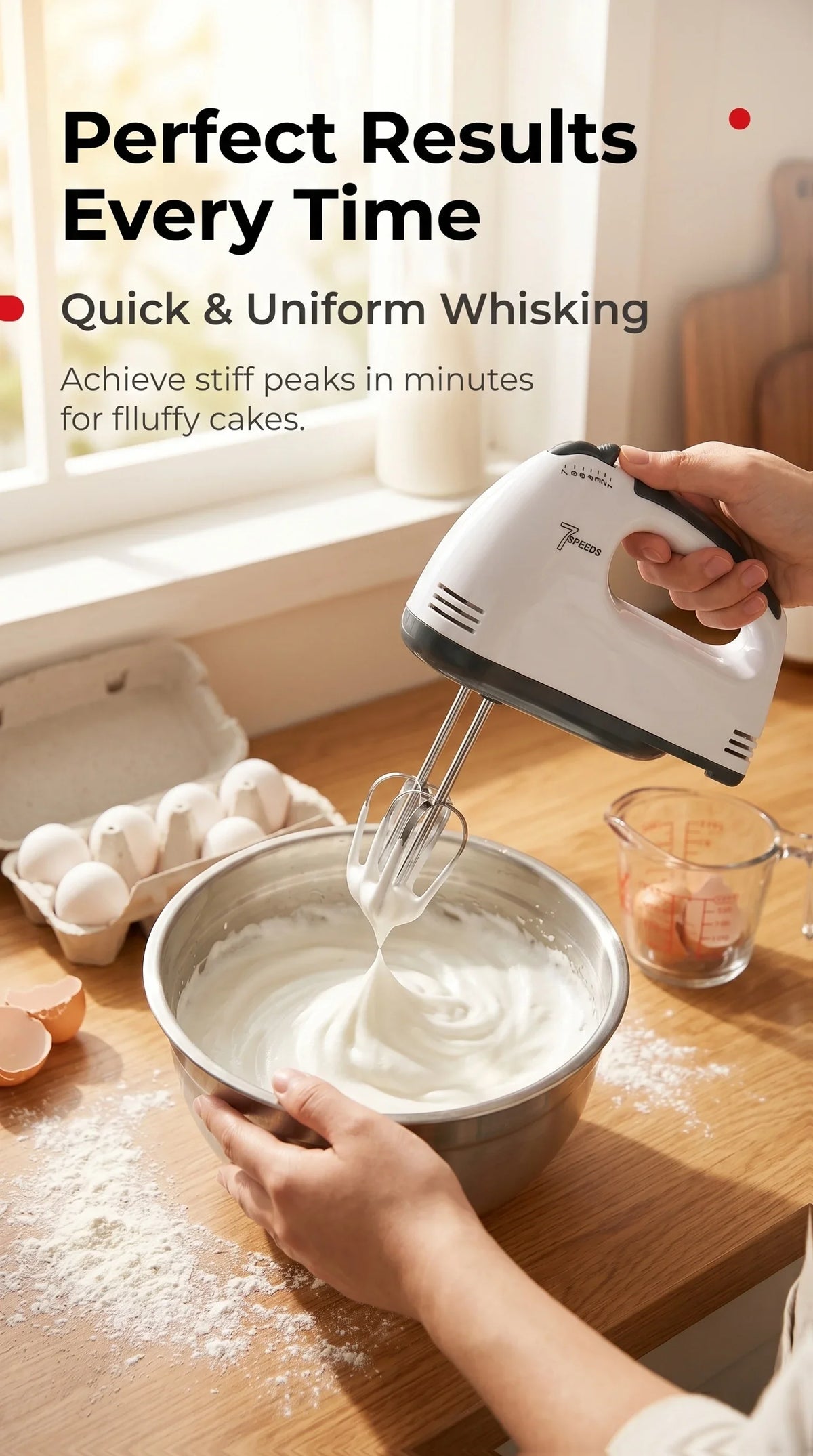 Electric Egg Beater, Cream Mixer, Household Egg Beater, Cross-Border Mixer