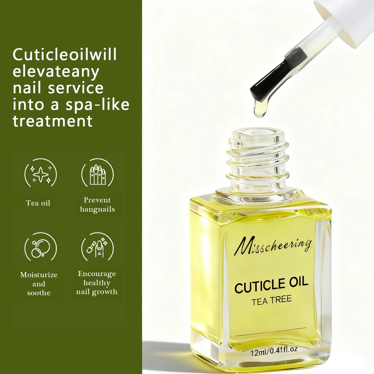 12ml Nails Growth Promoting Nutrient Oil For Repairing Soft And Thin Layered Nails, Nail layering High Quality Nail Care Oil