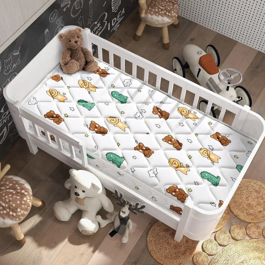 Dual Sided Foam Crib Mattress With Breathable Fabric