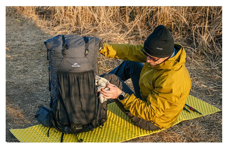 Naturehike Rock 2.0 Hiking Backpack Large Capacity Outdoor Backpack for Leisure Sports and Travel Climbing Camping Backpack