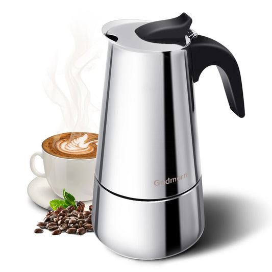 6 Cups Moka Pot Caffe Machine Espresso Coffee Maker