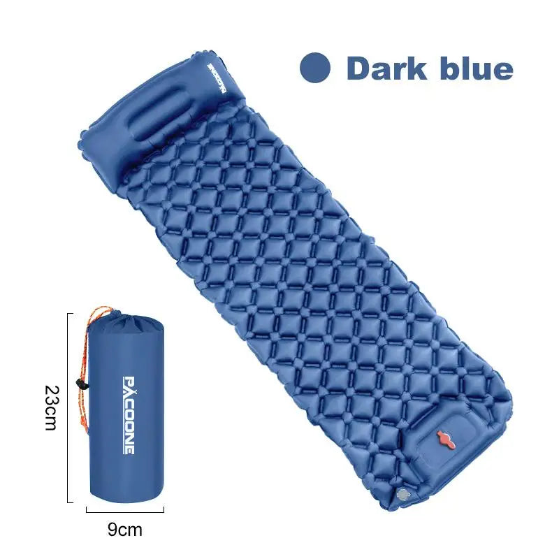 Outdoor camping sleeping mat, ultra-lightweight and portable, foldable inflatable mattress