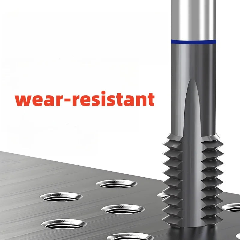 1PCS HSSE JIS Standard Spiral Fluted Tap  Spiral Pointed Tap M2M3M4M5M6M7M8M10M12 Machine Screw Thread Taps For Stainless Steel