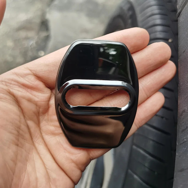 For BAIC BJ30 2024 2025 Auto Car Door Lock Buckle Cover Latch Anti Rust Protect Stainless Steel Accessories Decoration