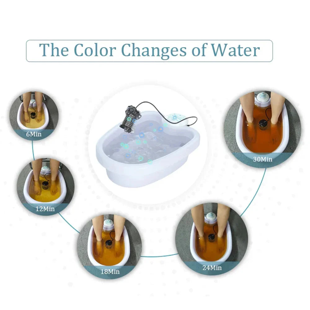 Detox Ionic Foot Spa Bath Machine Massage Foot Ionic Detoxification Relieves Fatigue Promote Good Health And Full for Vitality
