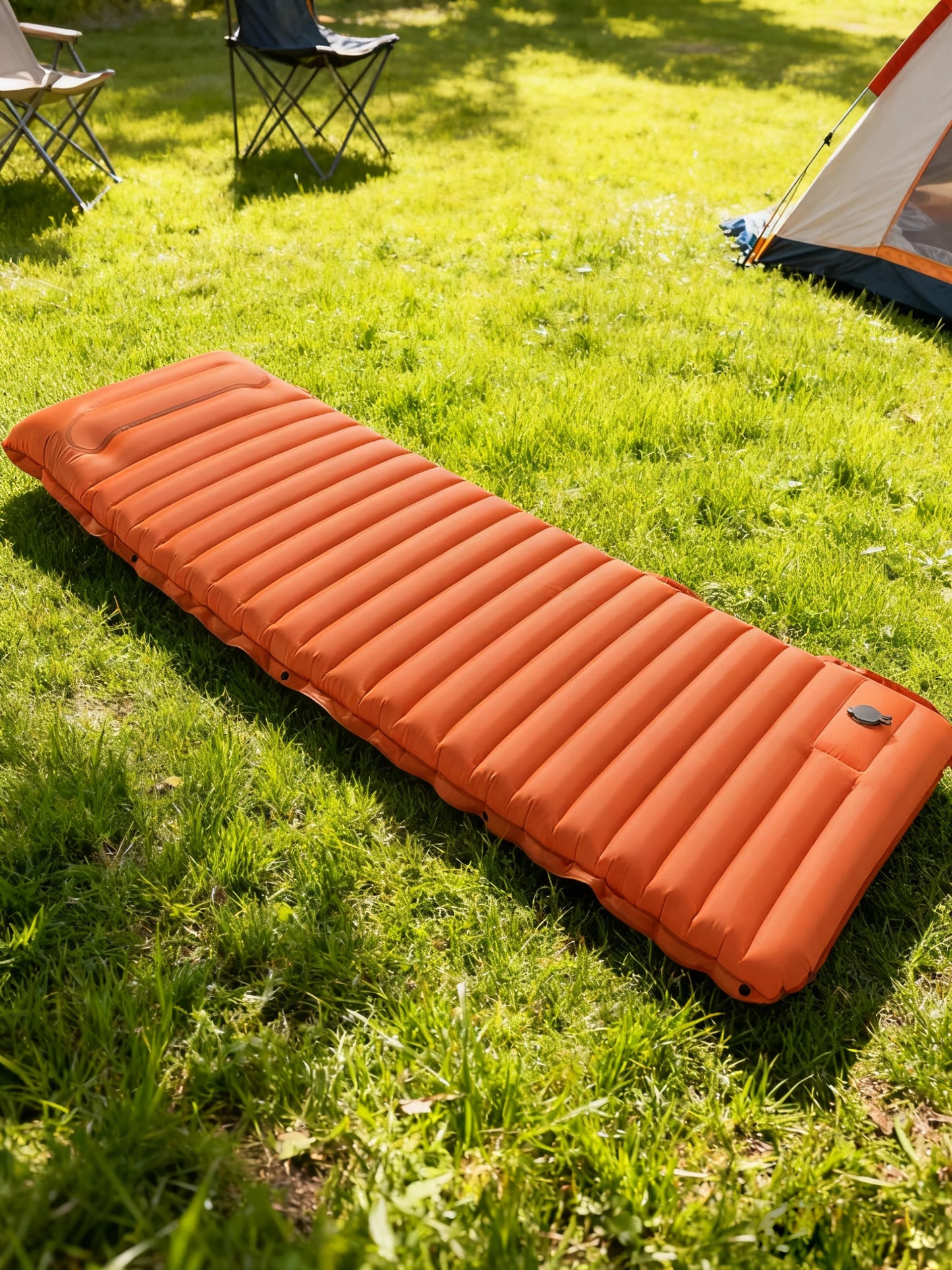 Camping Sleeping Pad Mat Inflatable, Ultralight Compact Camping Mattress, Outdoor Waterproof Sleep Pad for Backpacking Hiking