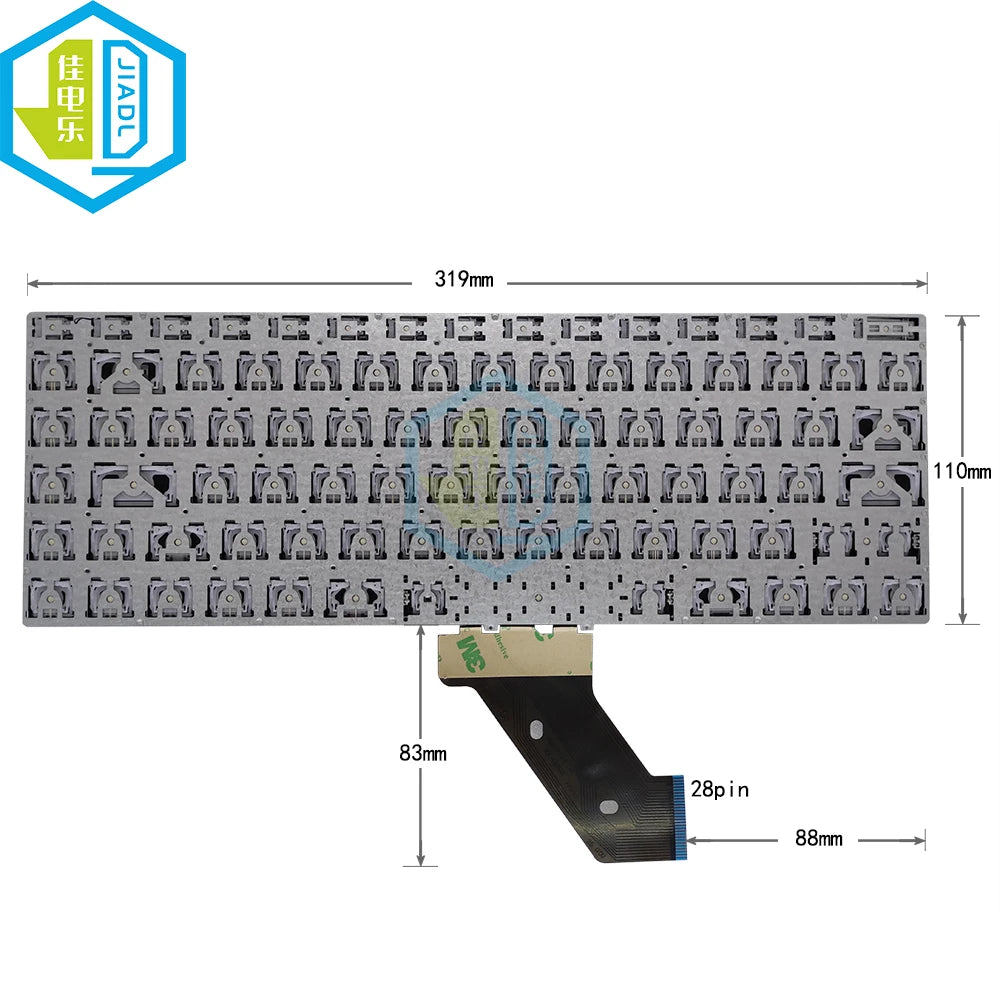 BR Brazil Brazilian Keyboard For Compaq Presario CQ-27 CQ27 For Axioo Mybook Pro 14 P414 P421 X5 14-P414 Laptop Silver Keycaps