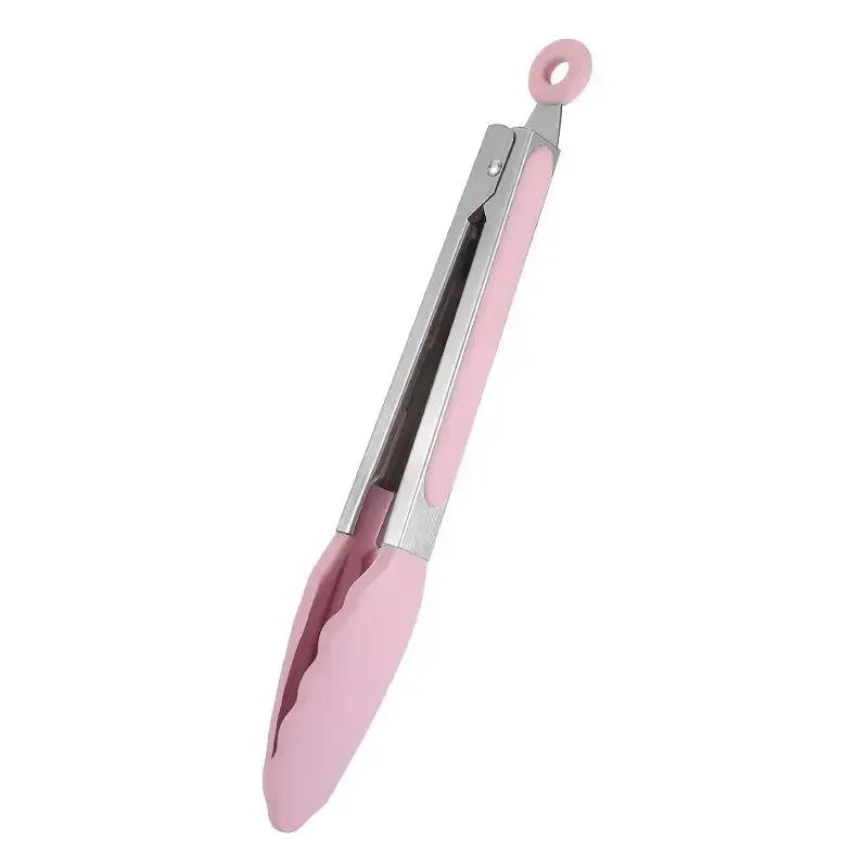 Food Grade Silicone Food Tong Non-Slip Kitchen BBQ Tools