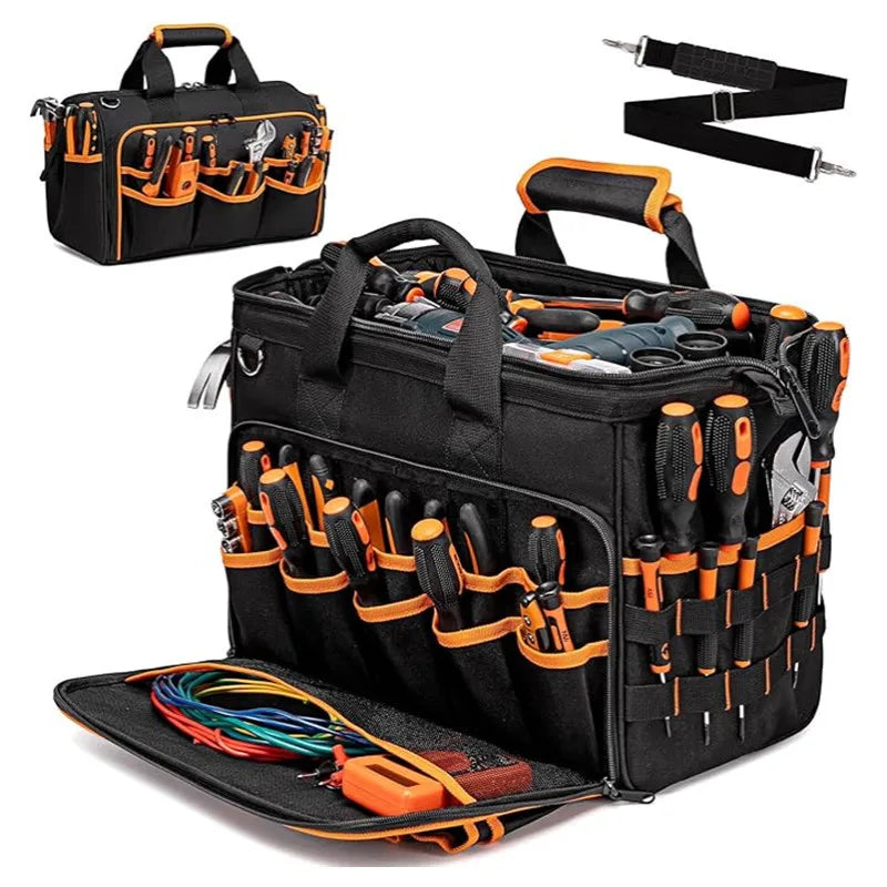 DGEV Tool Tote, Tool Bag Organizer, Electrician Tool Bag,  Tool Bag, Tool Caddy, Tool Bags for Electricians