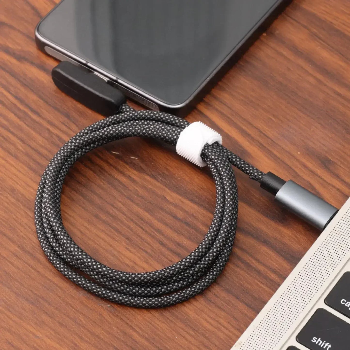 90 Degree USB Type C Cable 100W Quick Charging Data Transfer Cables Portable Right Angle USB-C Wire for IPhone Samsung Xiaomi