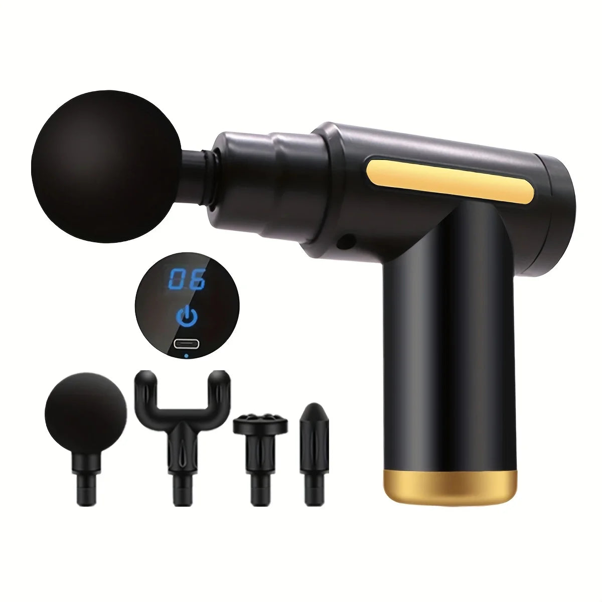 Portable Digital Fascia Gun With LED Display Six Levels