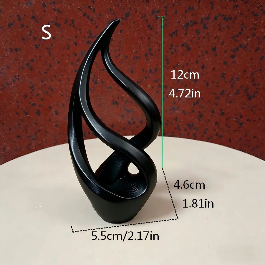 Elegant Abstract Modern Sculpture For Contemporary Home Decor