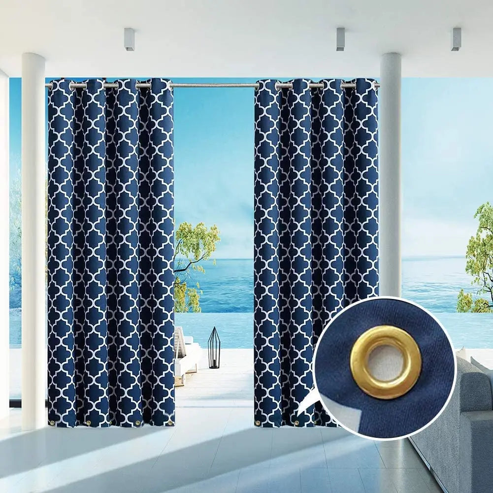 One Panel Outdoor Blackout Curtain For Patio And Balcony