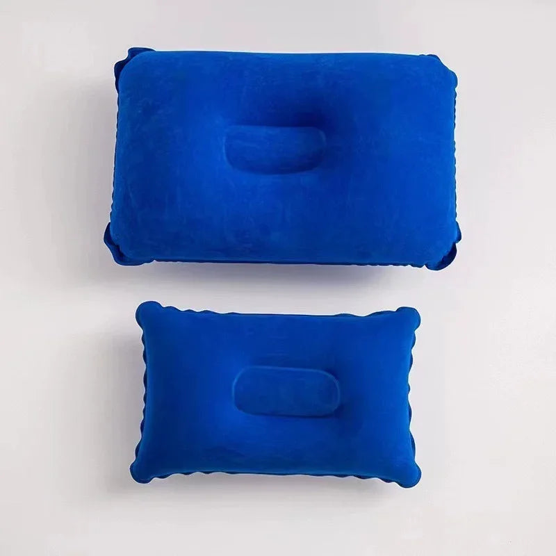 Inflatable Wedge Pillow for Travel Lumbar and Yoga Support