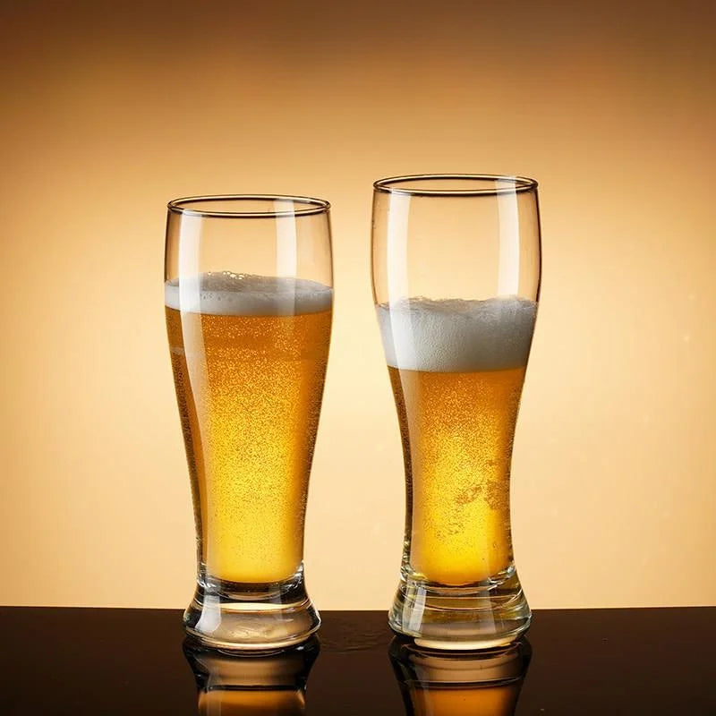 Thickened Beer Glass Shatterproof Large Size Brew Pub Beer Mug Home Use Popular 500ml Commercial Grade Beer Cup for Business