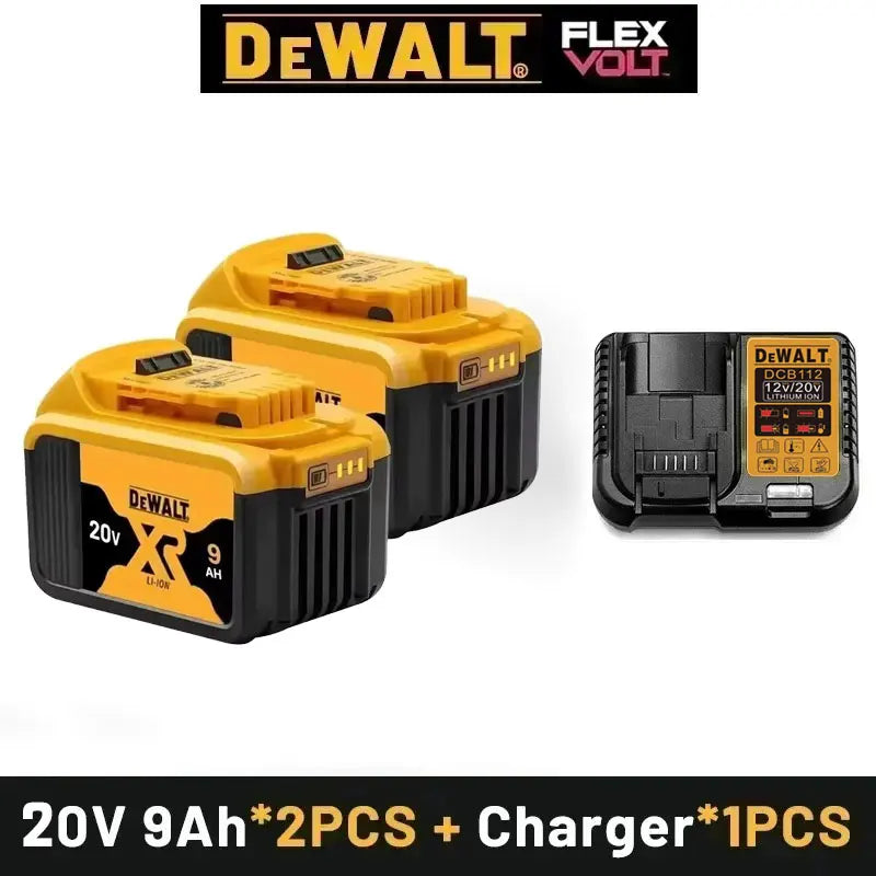 New 100% Original Dewalt 9.0Ah 20V/60V Power Tool Battery DCB206 DCB206 DCB205 DCB200 DCB203 For Dewalt power tool