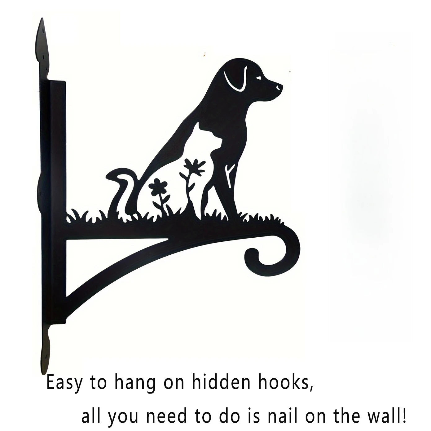 Heavy Duty Rust Resistant Wall Mount Bracket For Hangers