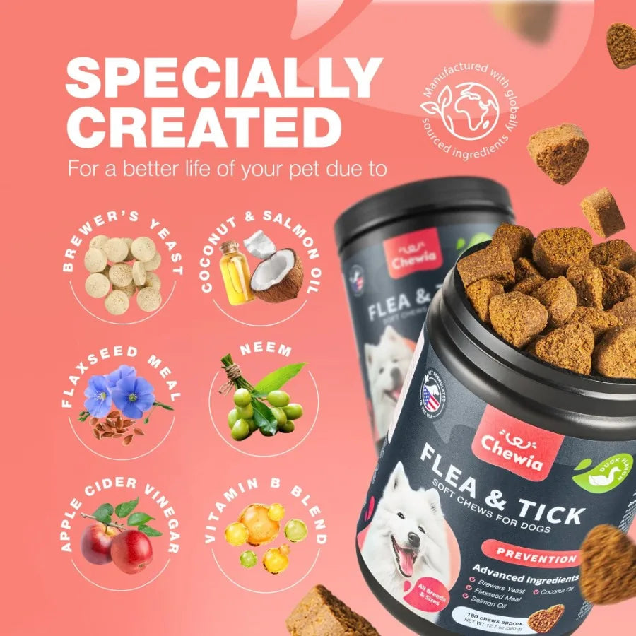 Flea And Tick Treatment Chews For Dogs Natural Preventive