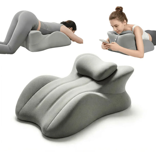 Pillow Memory Foam Body Pillow, Ergonomic Wedge Pillow For Bed Pillows Sofa, Comfortable Reading Pillow For Prone Lying, Sittin